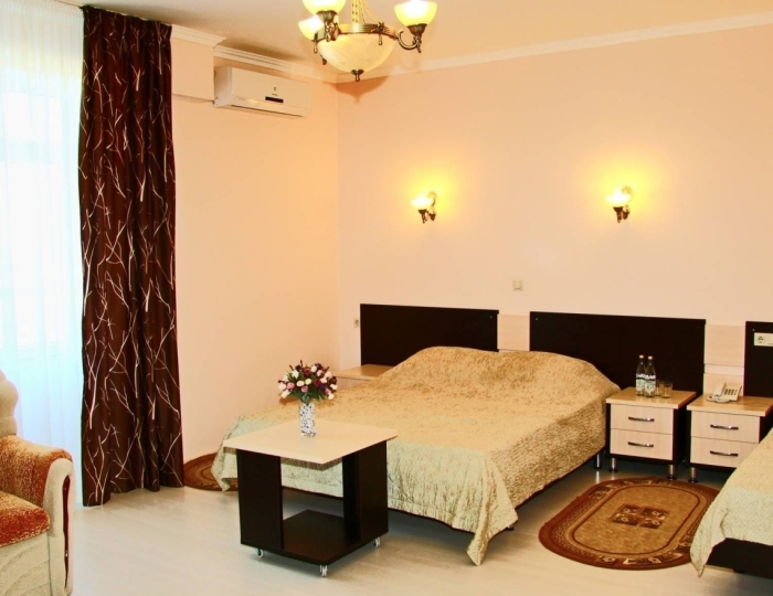 Однокомнатный улучшенный, трёхместный в 5-ом корпусе - Пансионат «Селена» Анапа