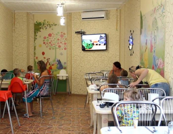 Зал столовой для детей - Пансионат «Селена» Анапа
